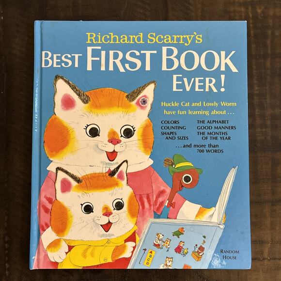 Richard Scarry's Best First Book Ever by Richard Scarry - Used Kids Book - Picture 1 of 7